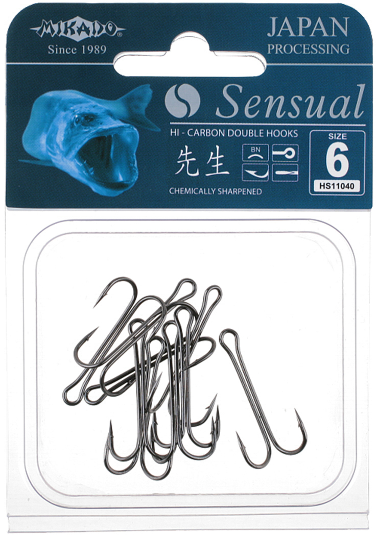 TREBLE HOOK - SENSUAL - DOUBLE NO 1/0 BN - 7 pcs.