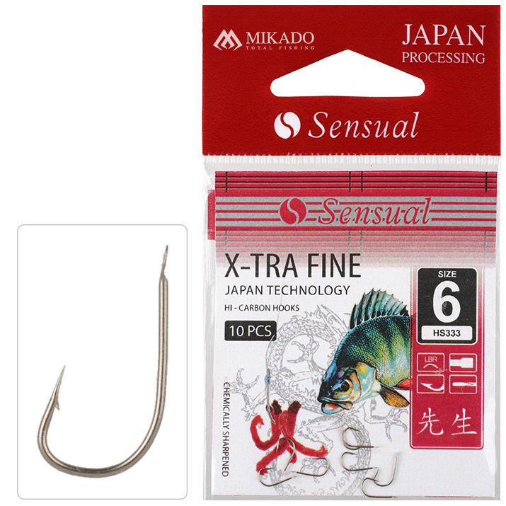 HOOK - SENSUAL - X-TRA FINE NO 12 LBR - 10 pcs.