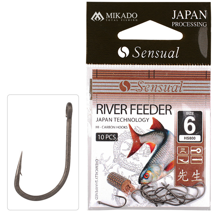 HOOK - SENSUAL - RIVER FEEDER NO 10 DB - 10 pcs.