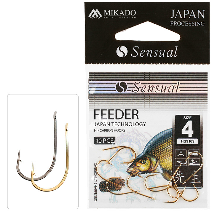 HOOK - SENSUAL - FEEDER 9109 NO 10 BN - 10 pcs.