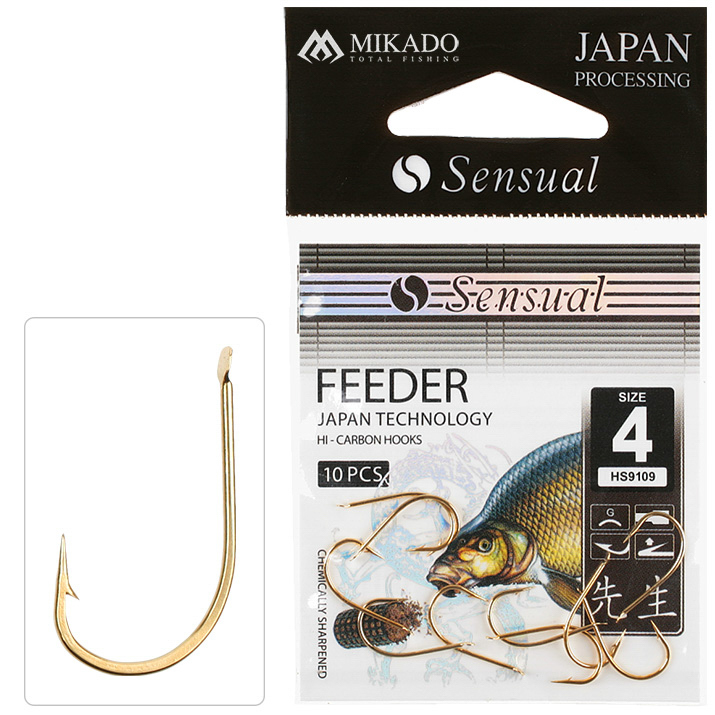 HOOK - SENSUAL - FEEDER 9109 NO 10 G - 10 pcs.