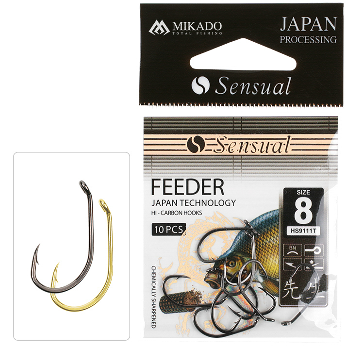 HOOK - SENSUAL - FEEDER 9111T NO 10 BN - 10 pcs.