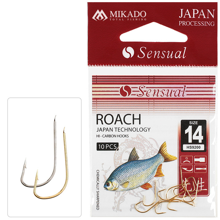 HOOK - SENSUAL - ROACH NO 10 G - 10 pcs.