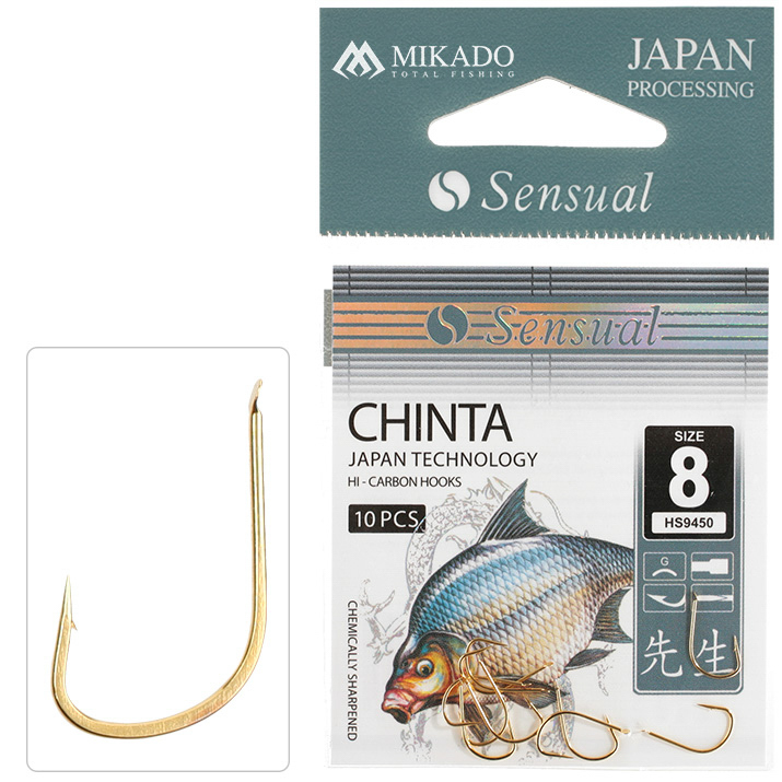 HOOK - SENSUAL - CHINTA NO 8 G - 10 pcs.