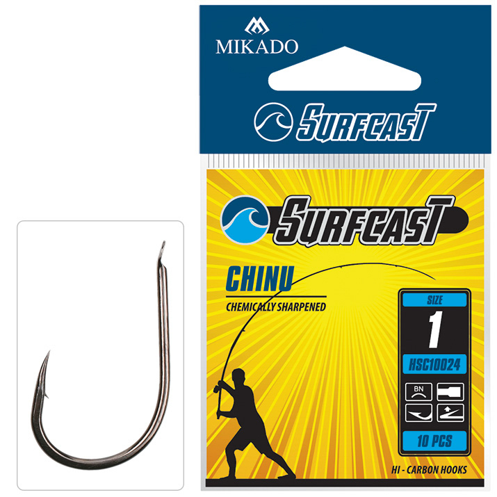 HOOK - SURFCAST - CHINU NO 4 BN - 10 pcs.