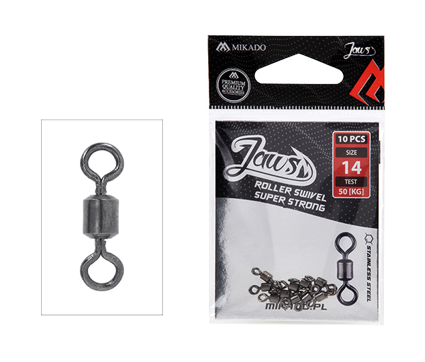 ROLLER SWIVEL SUPER STRONG - NO 4 BN - 10 pcs.