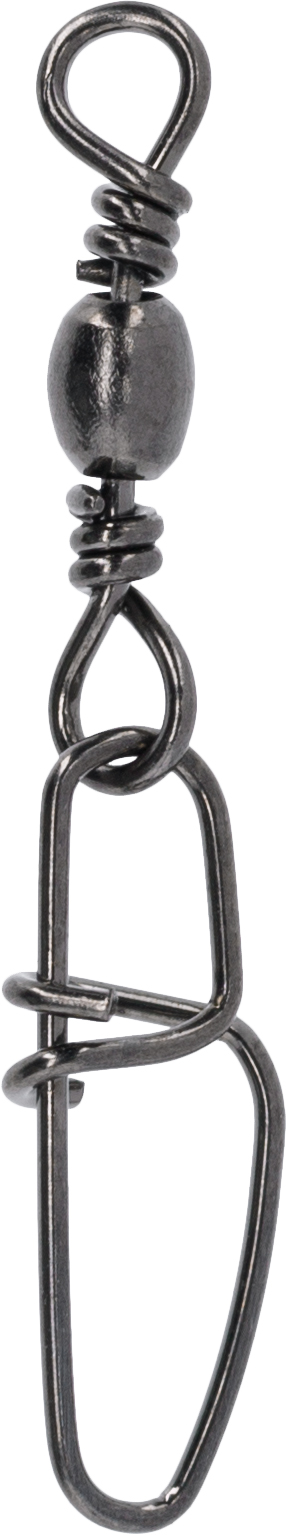 BARREL SWIVEL WITH CROSSLOCK SNAP - BN - No. 12 - 10 pcs.
