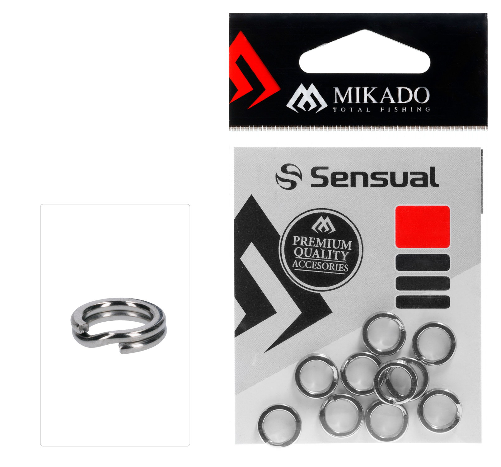 SPLIT RING - size 10x1.0 - 10 pcs.