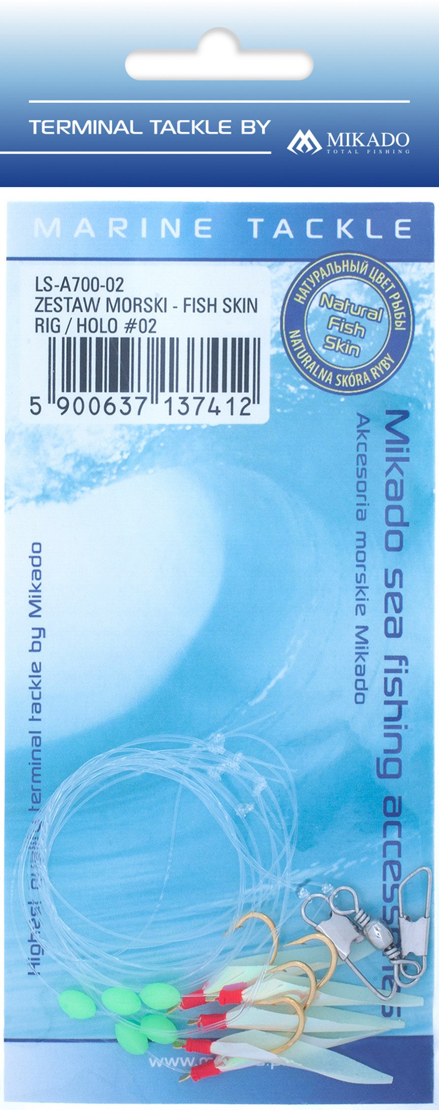 SEA SET - FISH SKIN RIG - HOLO #02 - 1 set.