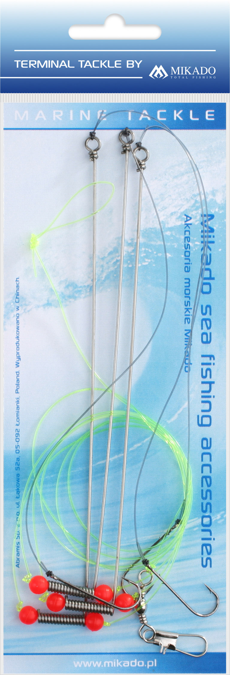 SEA SET - STEEL BOOM RIG - HOOK NO 4 - 1 set.