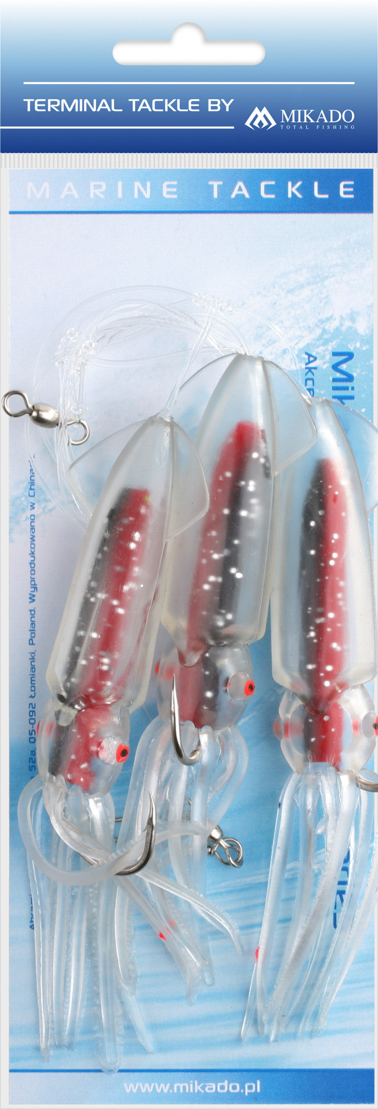 SEA SET - SQUID RIG 12cm - HOOK 3x6/0 - 1 set.