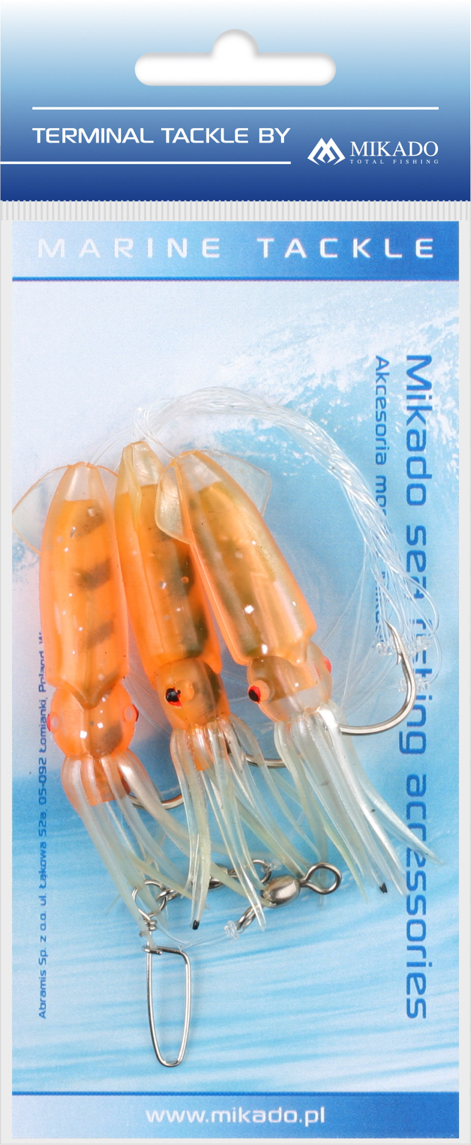 SEA SET - SQUID RIG 7.5cm - HOOK 3x4/0 - 1 set.