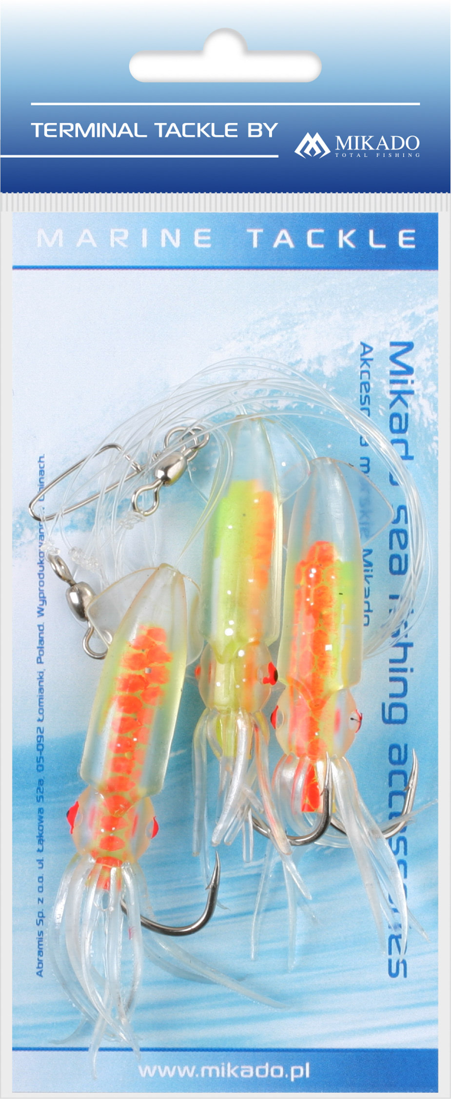 SEA SET - SQUID RIG 7.5cm - HOOK 3x4/0 - 1 set.