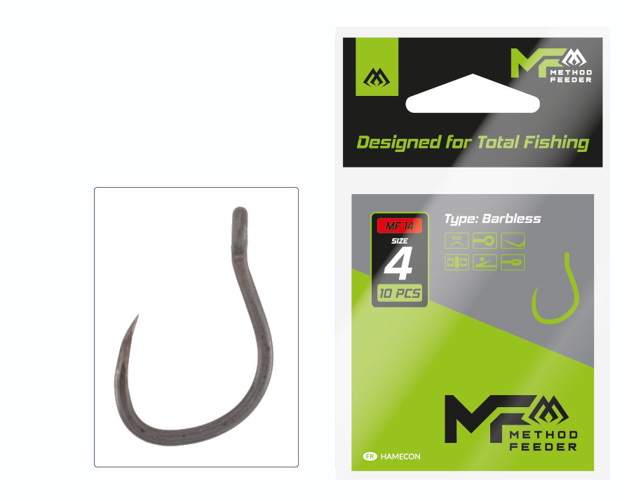HOOK - MF14 NO 4 - BARBLESS - 10 pcs.