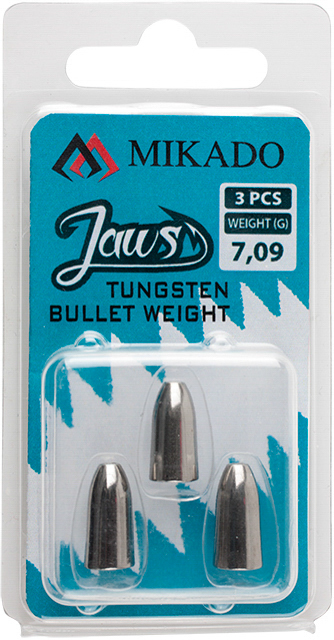 LEAD - JAWS TUNGSTEN BULLET - 17.72g - STEEL AND GREY - 2 pcs.