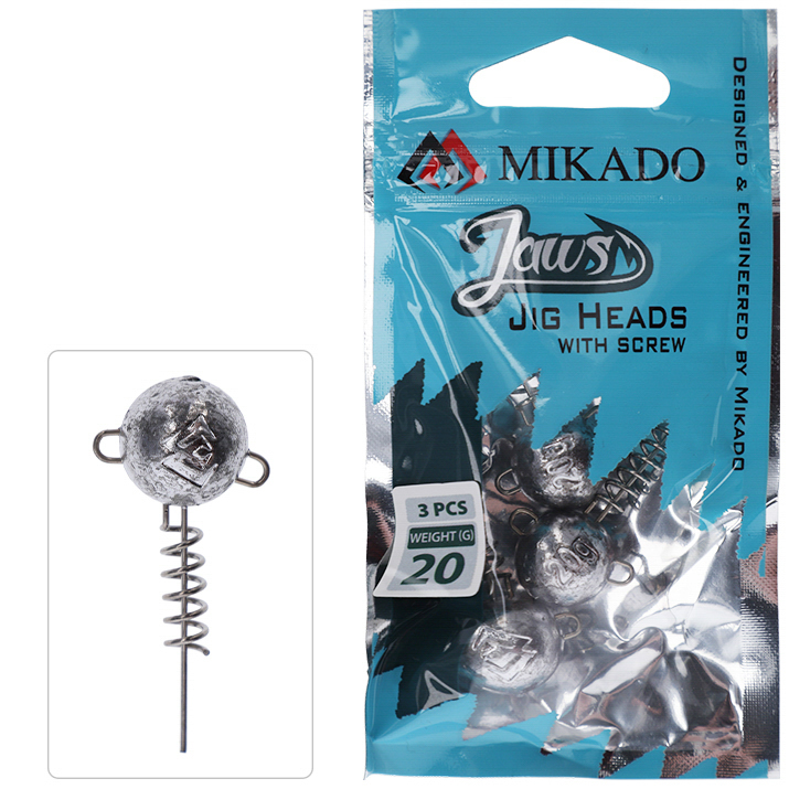 LEAD HEAD - JAWS WITH SCREW 10g - 3 pcs.