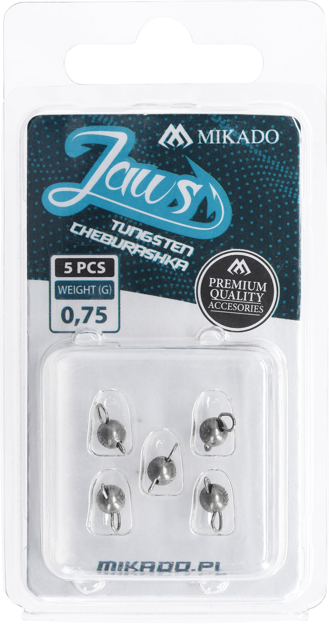 CHEBURASHKA - TUNGSTEN JAWS 0.75g - 5 pcs.