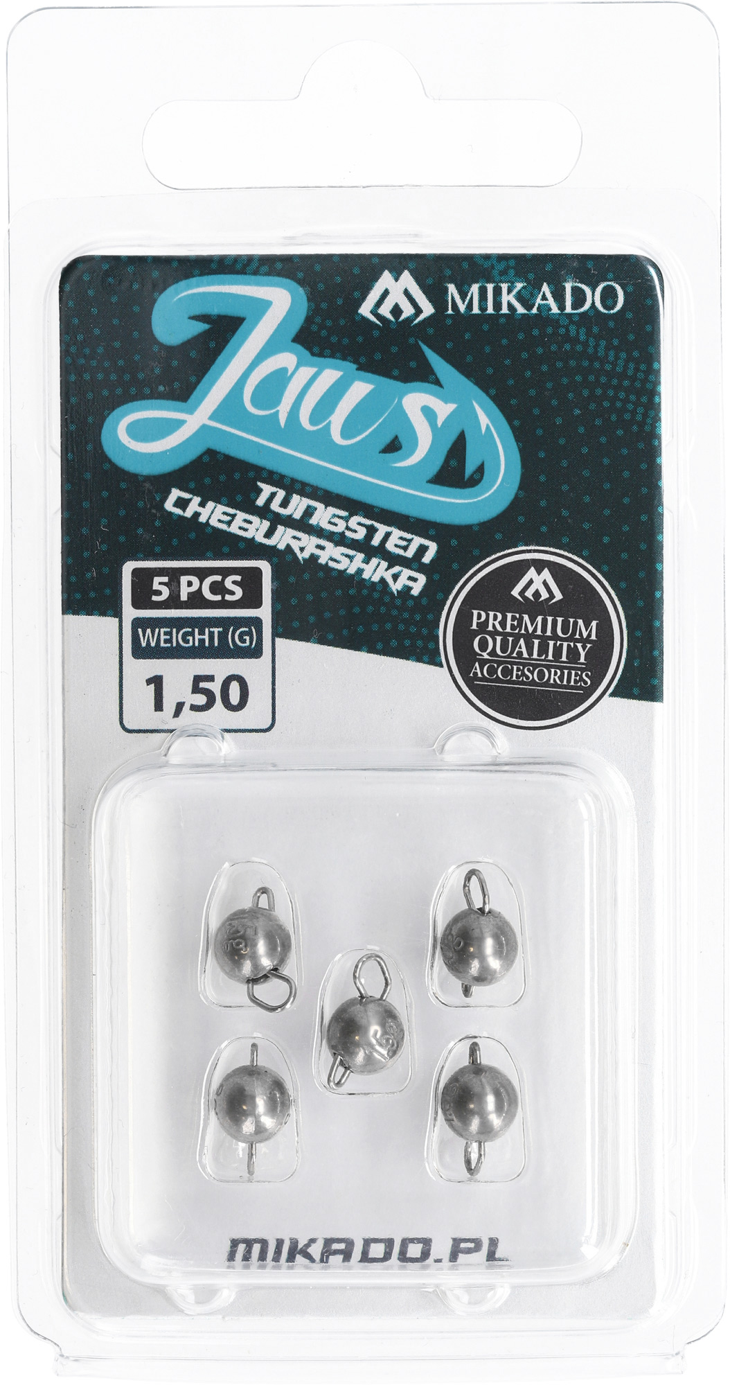CHEBURASHKA - TUNGSTEN JAWS 1.5g - 5 pcs.