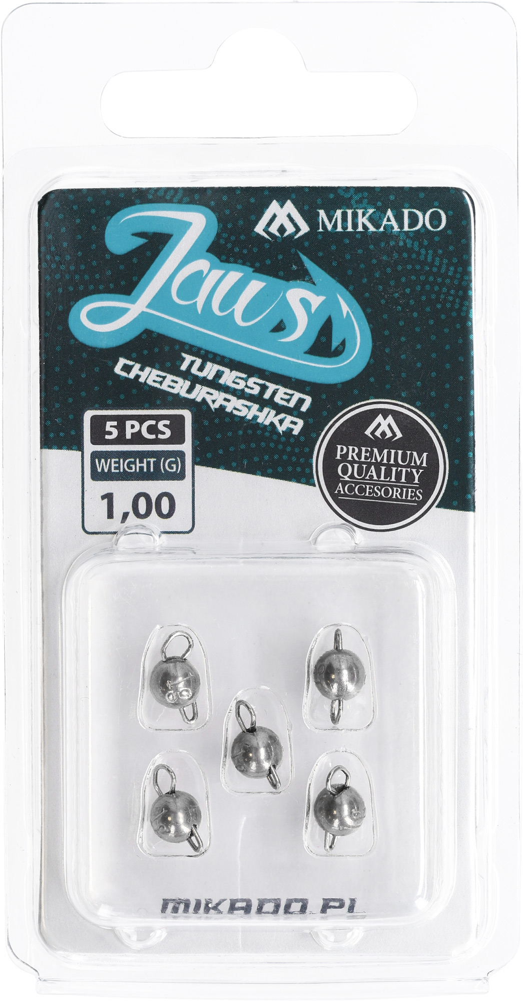 CHEBURASHKA - TUNGSTEN JAWS 1g - 5 pcs.