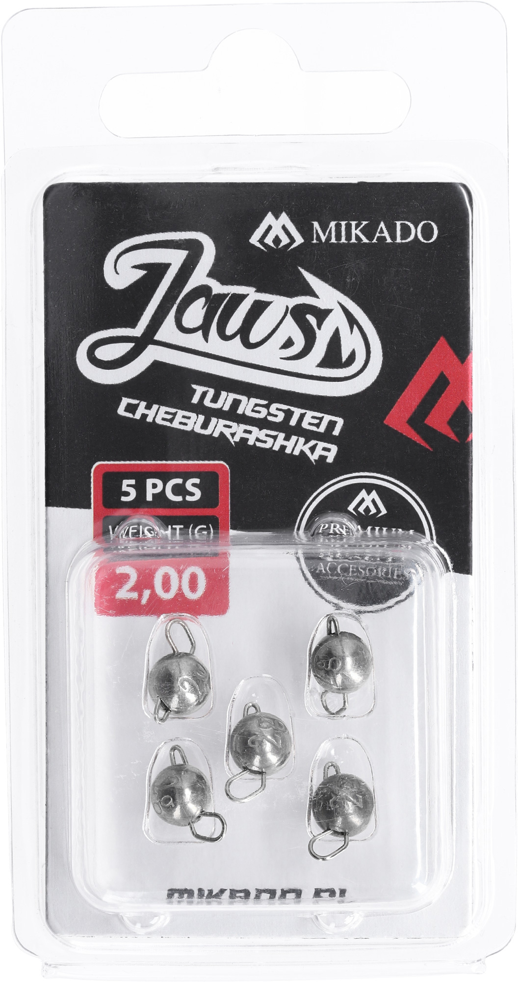 CHEBURASHKA - TUNGSTEN JAWS 2g - 5 pcs.