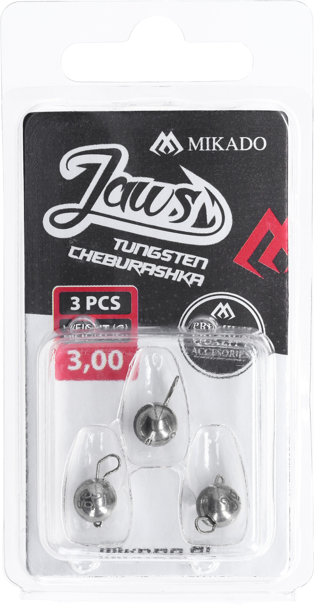 CHEBURASHKA - TUNGSTEN JAWS 3g - 3 pcs.