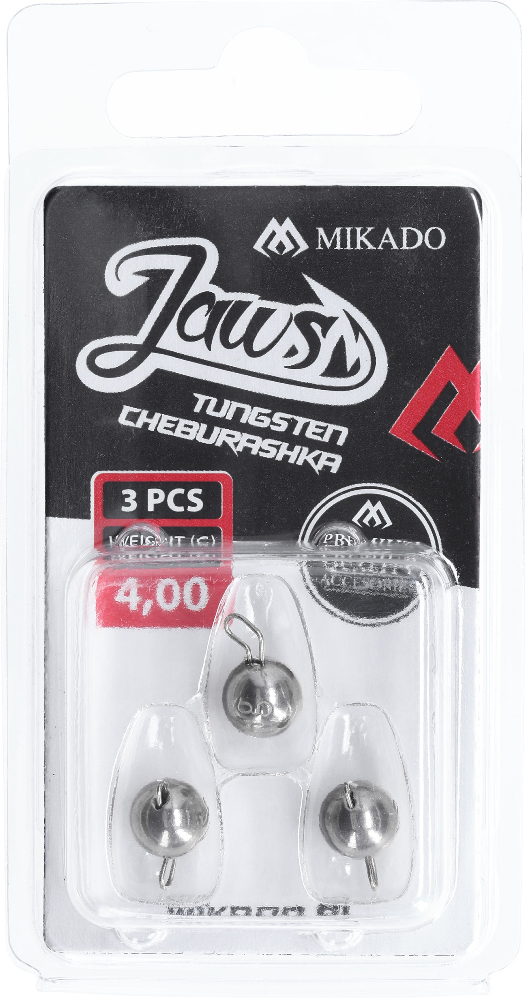 CHEBURASHKA - TUNGSTEN JAWS 4g - 3 pcs.