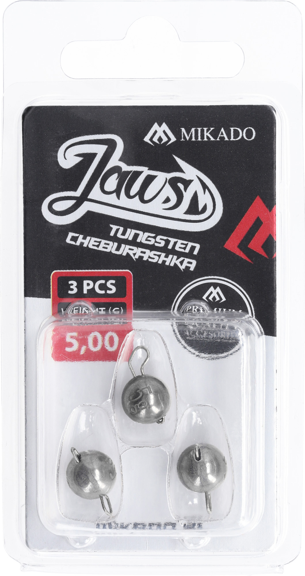 CHEBURASHKA - TUNGSTEN JAWS 5g - 3 pcs.