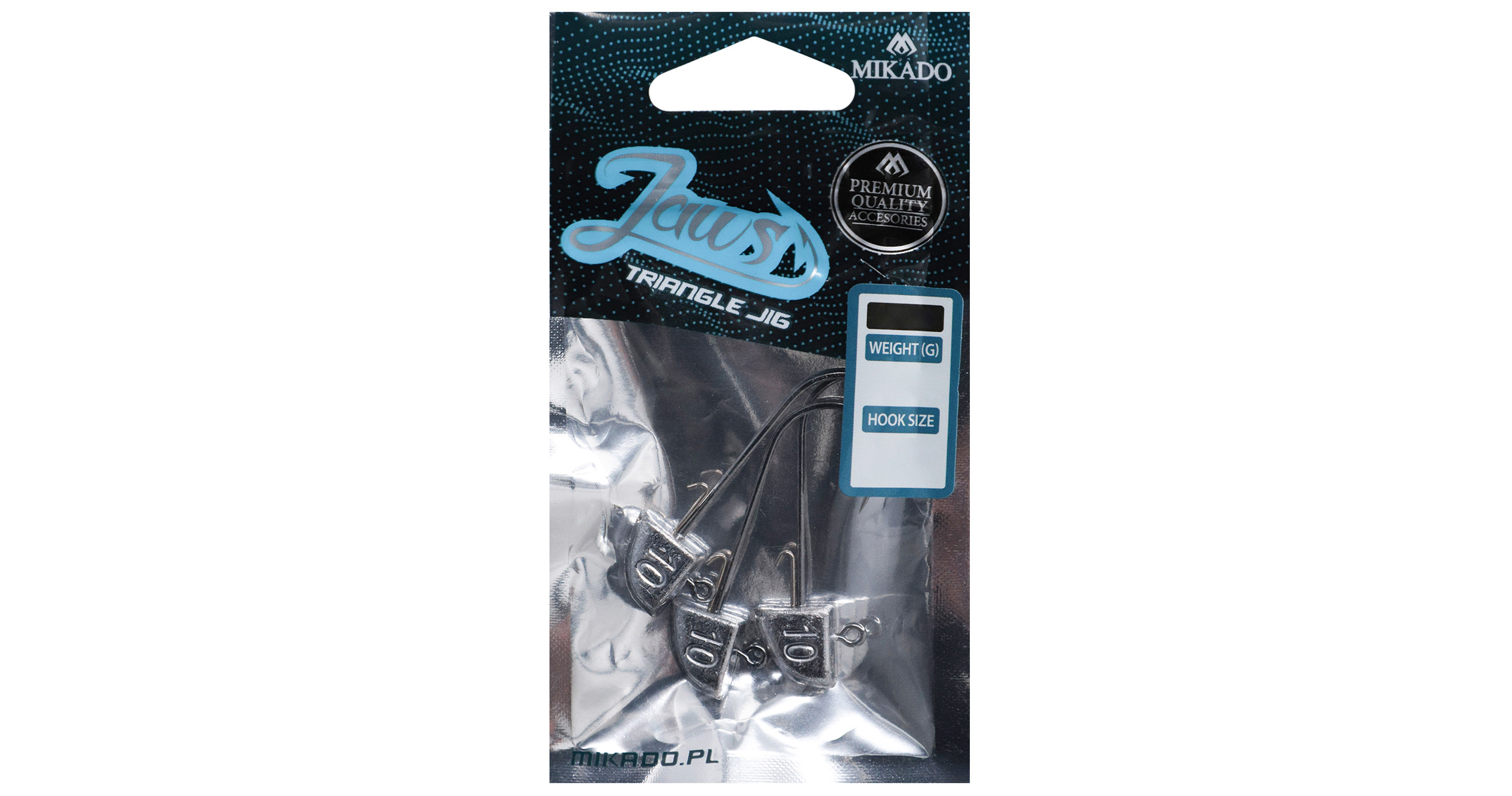 JIG HEAD - JAWS TRIANGULAR 4g-5/0 BN - 3 pcs.