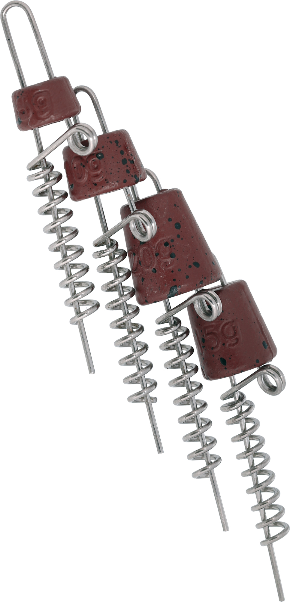 SCREW - FOR BAITS - JAWS QUICK CHANGE SPIRAL - MIX - 6cm - 4 pcs.