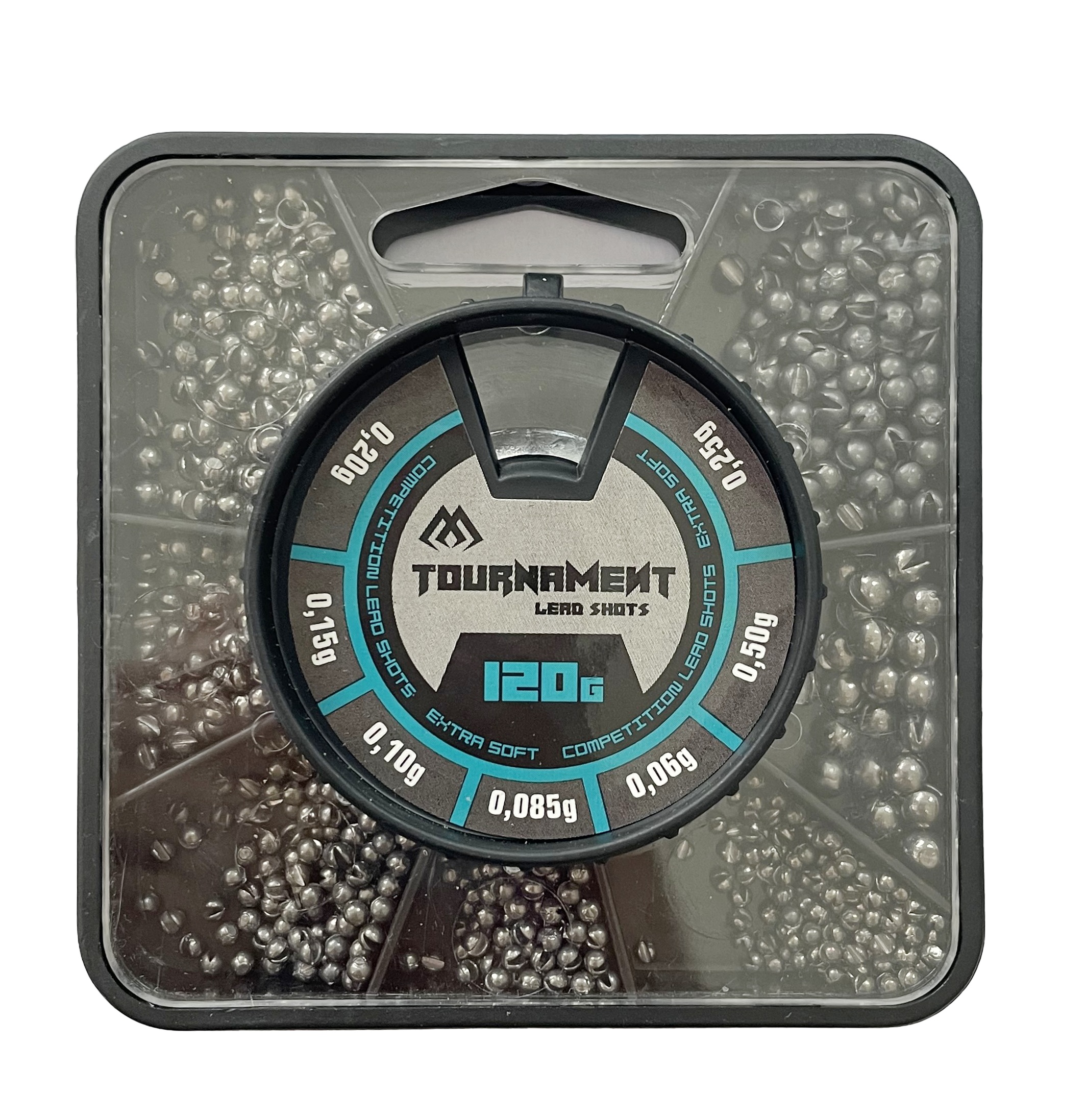 LEAD SHOTS - TOURNAMENT - COMPETITION SET - 100g - 1 pcs.