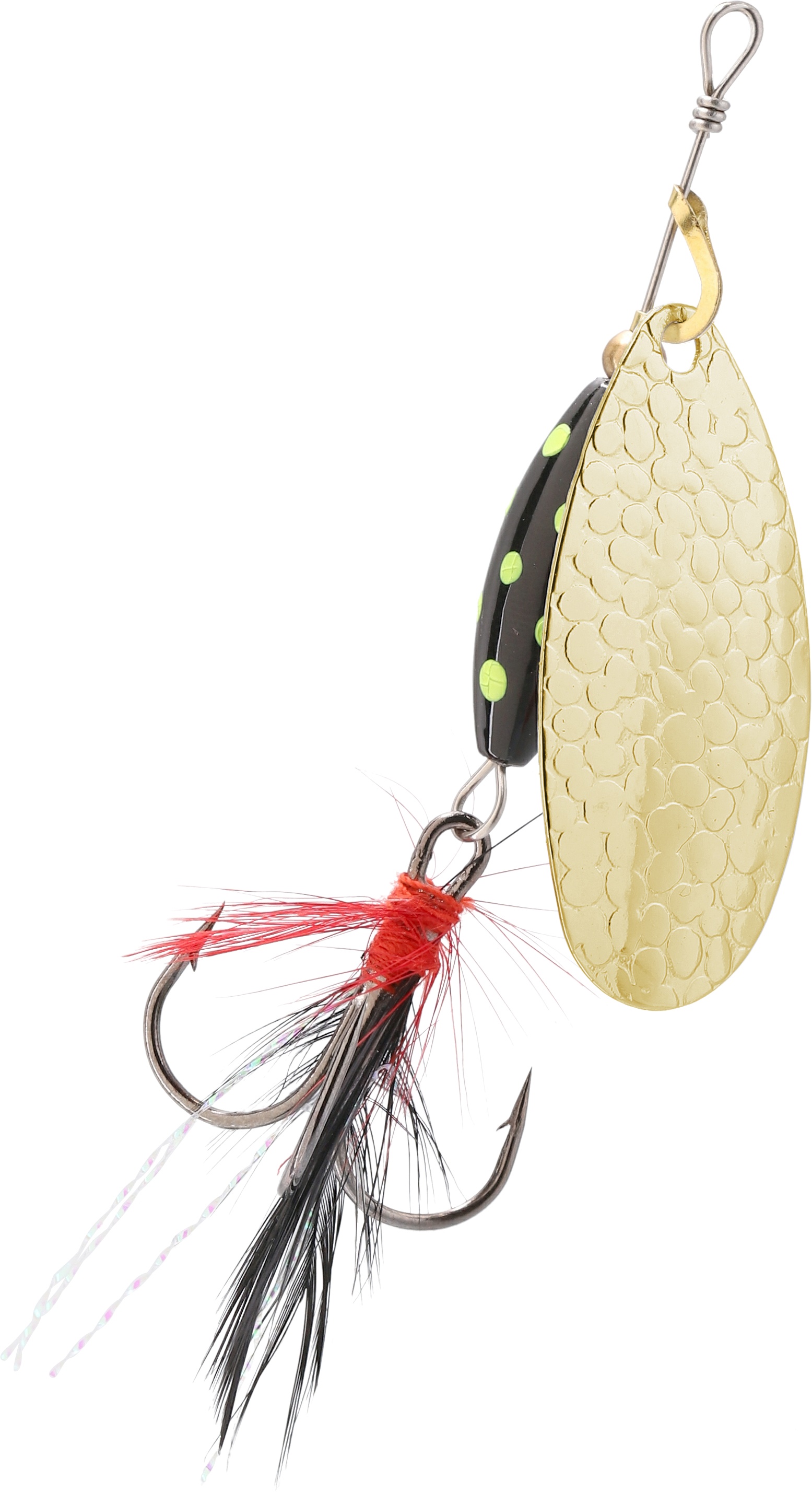 SPINNER - M-GRUB nr 2 GOLD / BLACK LEMON - 1 pcs.