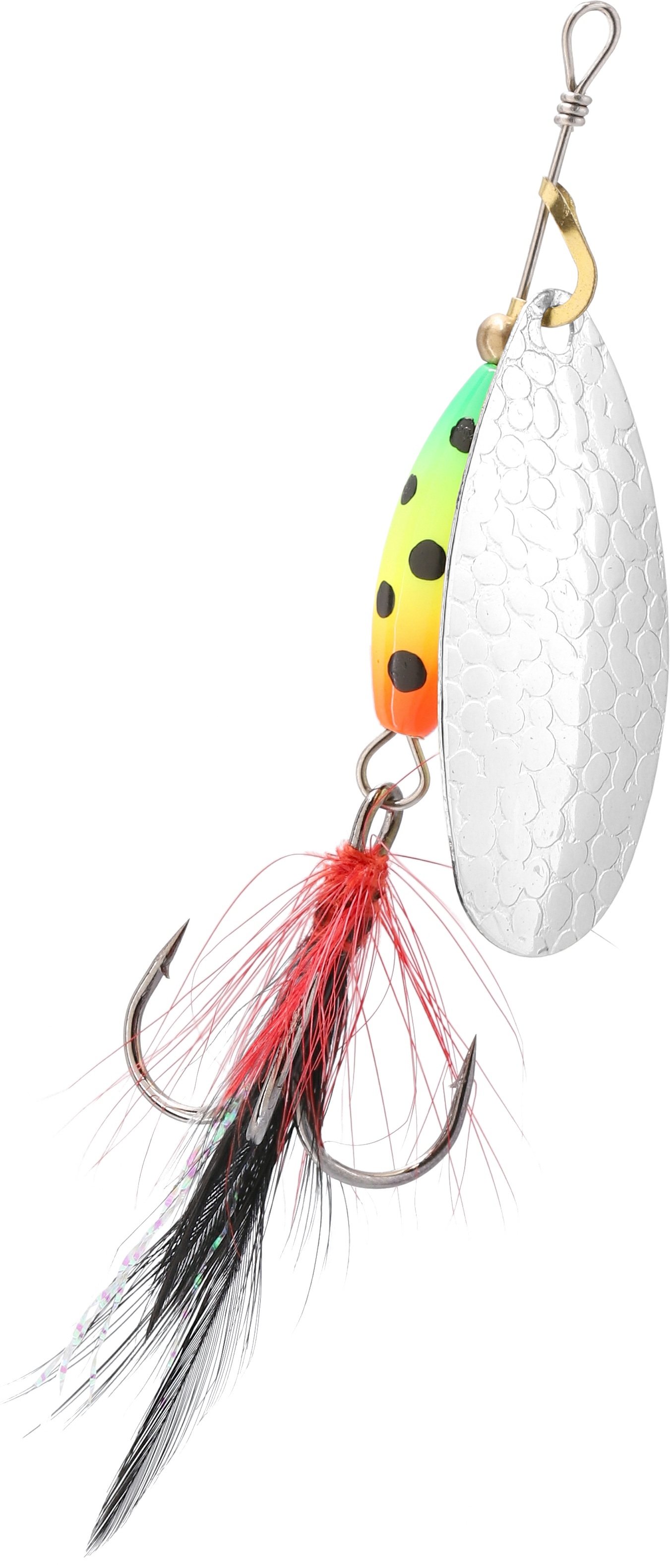 SPINNER - M-GRUB nr 2 SILVER / FIRETIGER - 1 pcs.