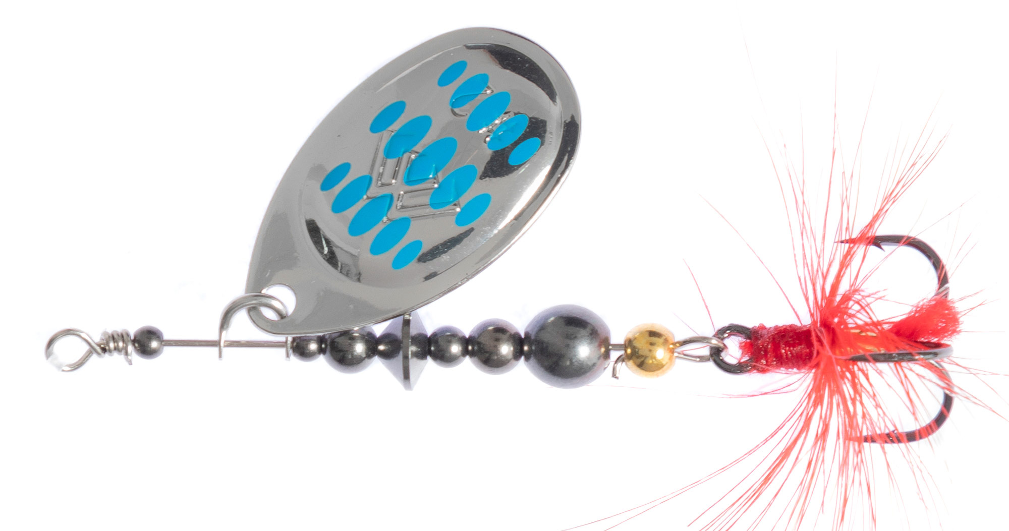 SPINNER - HYPNOTIC NO 0 - SILVER BLUE - 1 pcs.