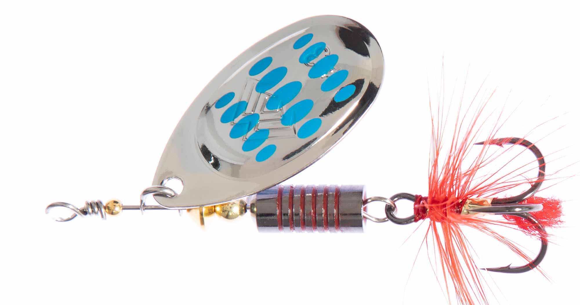 SPINNER - HYPNOTIC NO 2 - SILVER BLUE - 1 pcs.