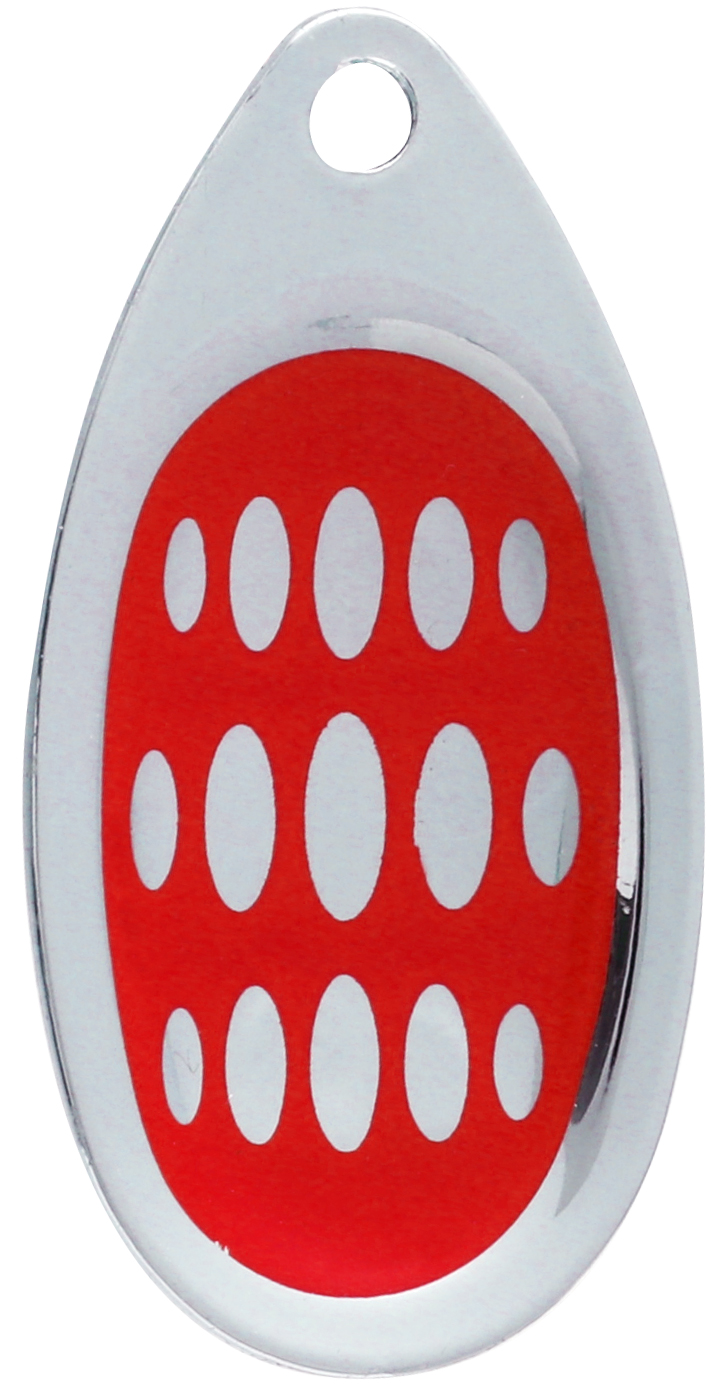 SPINNER - HYPNOTIC NO 5 - SILVER RED - 1 pcs.