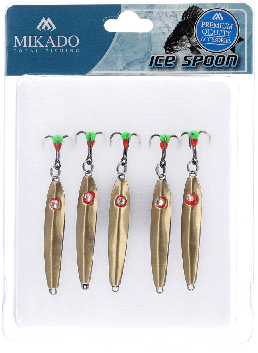 ICE SPOON - ICE 12 4.4cm/4.3g - GOLD - 5 pcs.