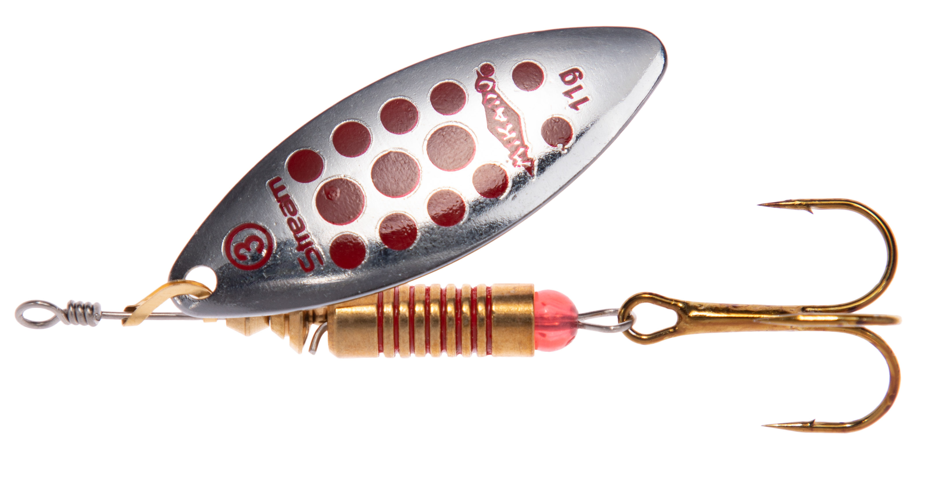 SPINNER - STREAM NO 3 - SILVER /10 - 1 pcs.