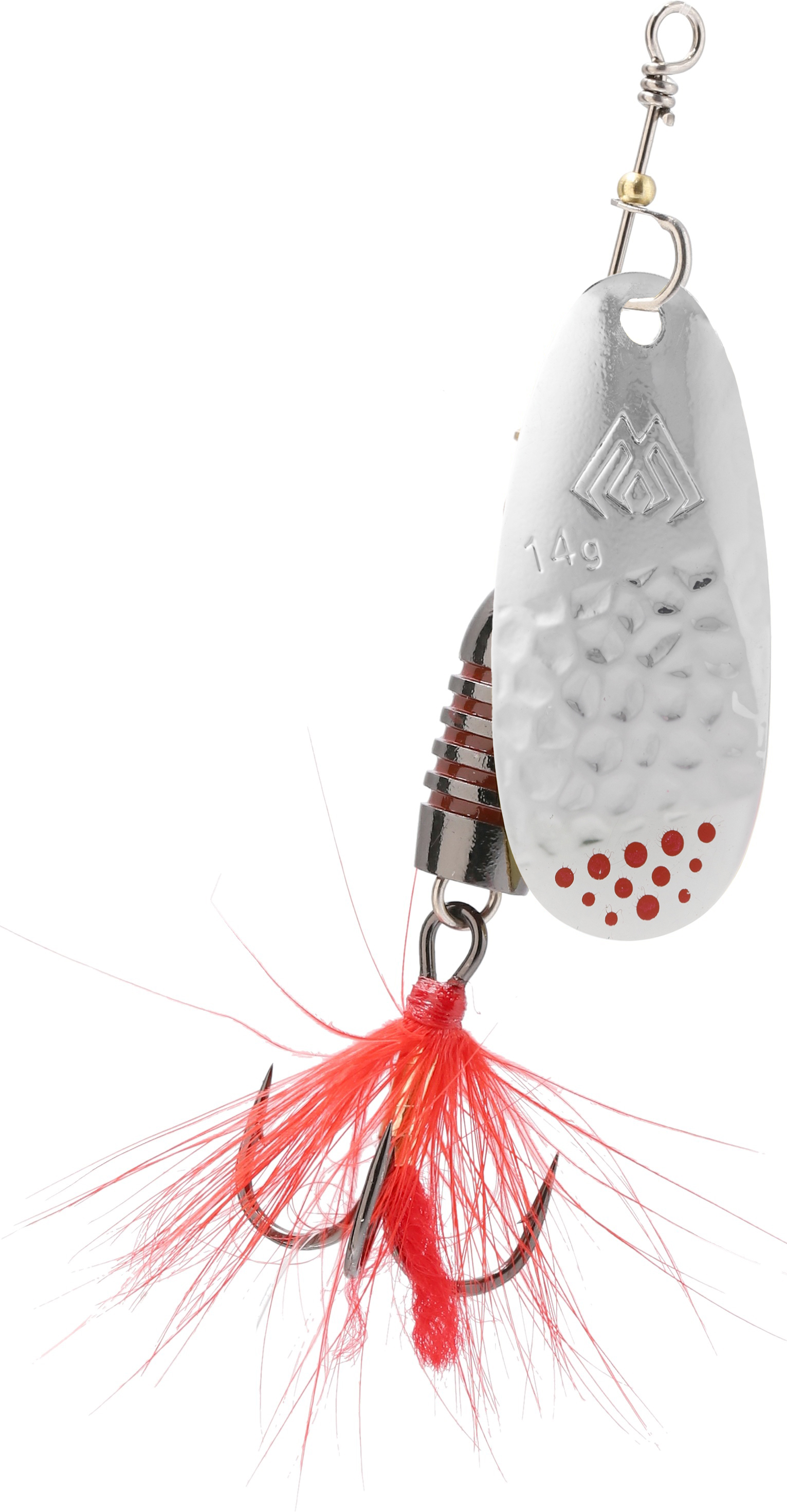 SPINNER - WINDMILL nr 0 - BLACK FIRE - 1 pcs.