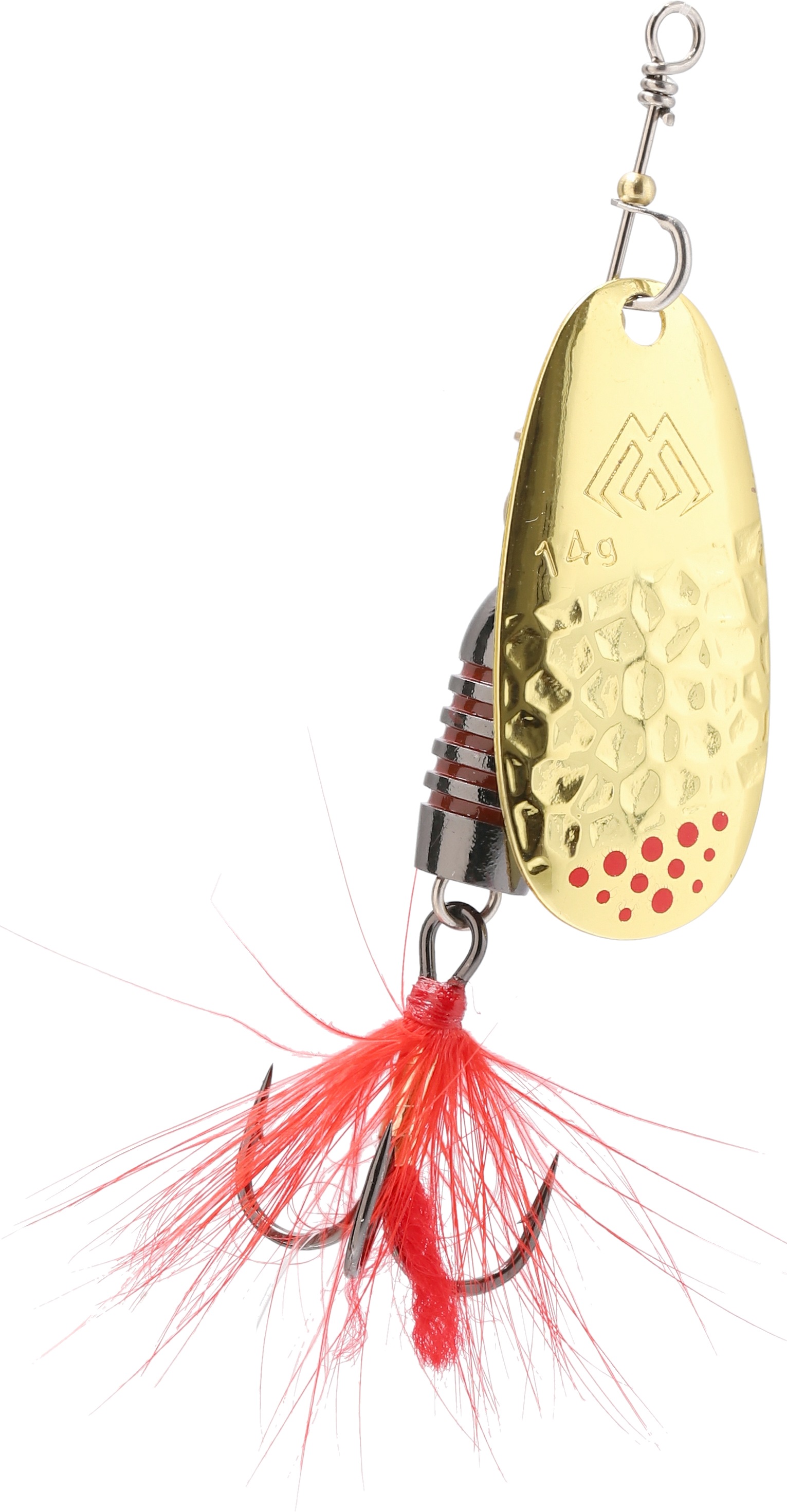 SPINNER - WINDMILL nr 1 - GOLDEN RED - 1 pcs.