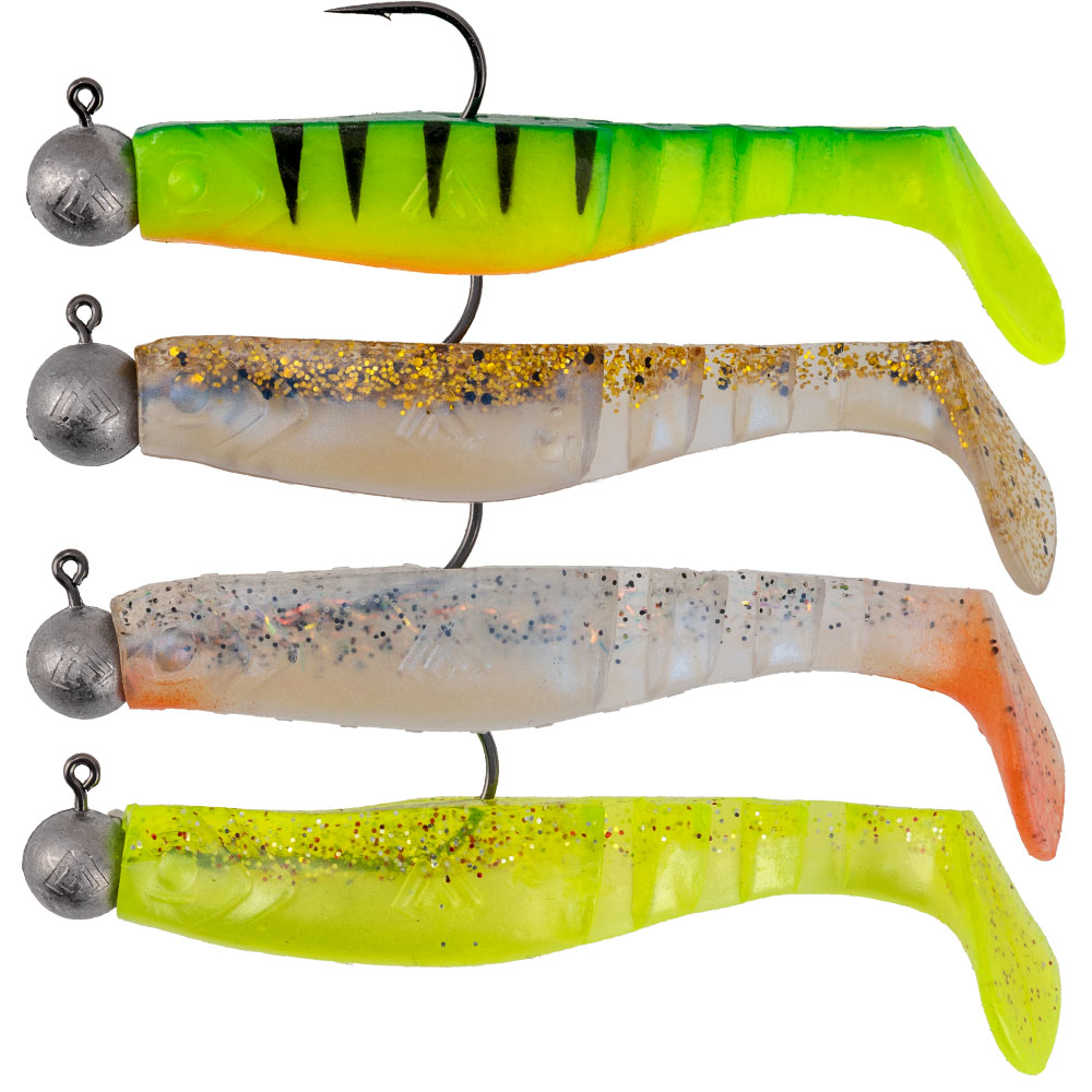 LURE-FISHUNTER READY RIGGED 8cm/MIX-4pcs