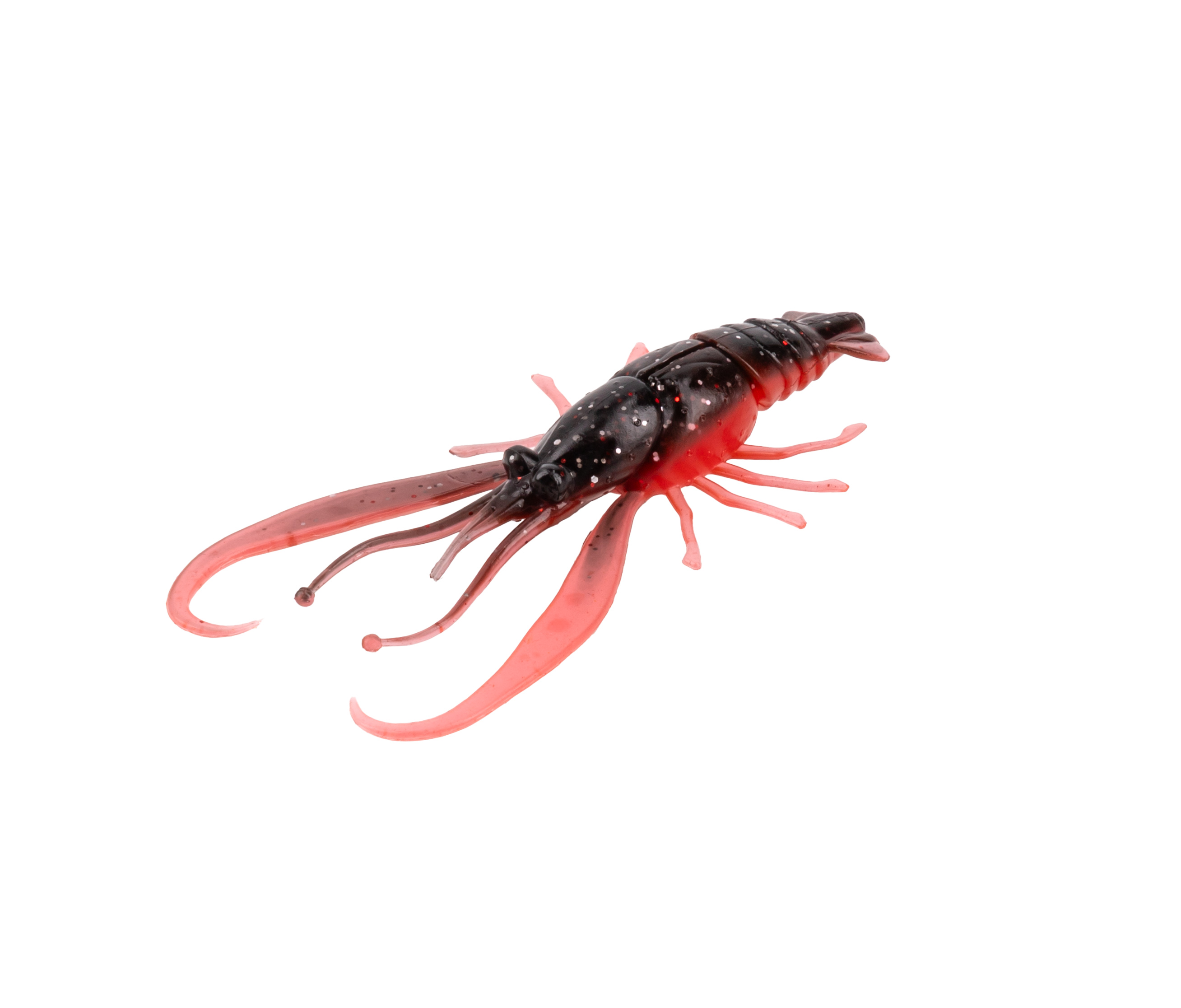 NÁSTRAHA - M-Craw 8cm/ RED BLACK - 4 ks.