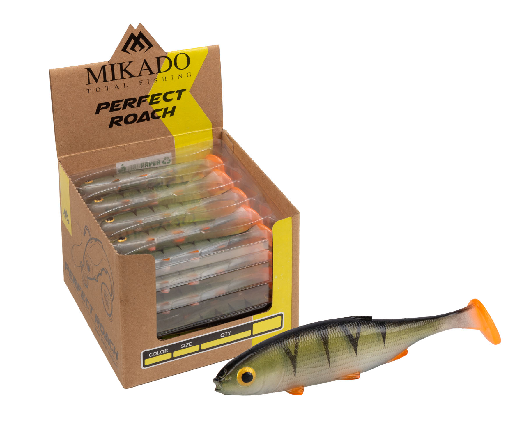 Mikado Przynęta Perfect Roach 13cm/natural Perch Bulk