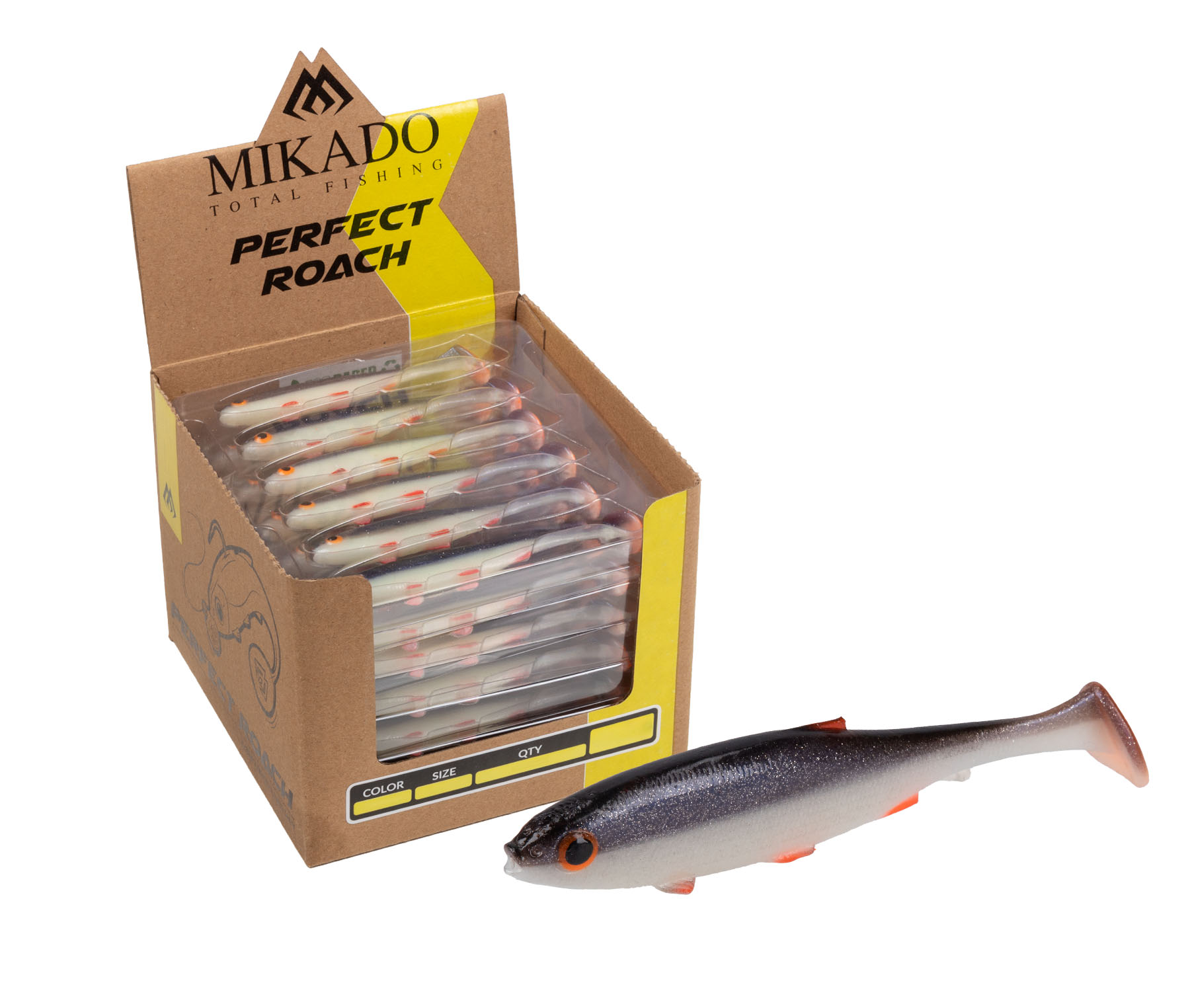 Mikado Przynęta Perfect Roach 8.5cm/carbon Roach- Bulk
