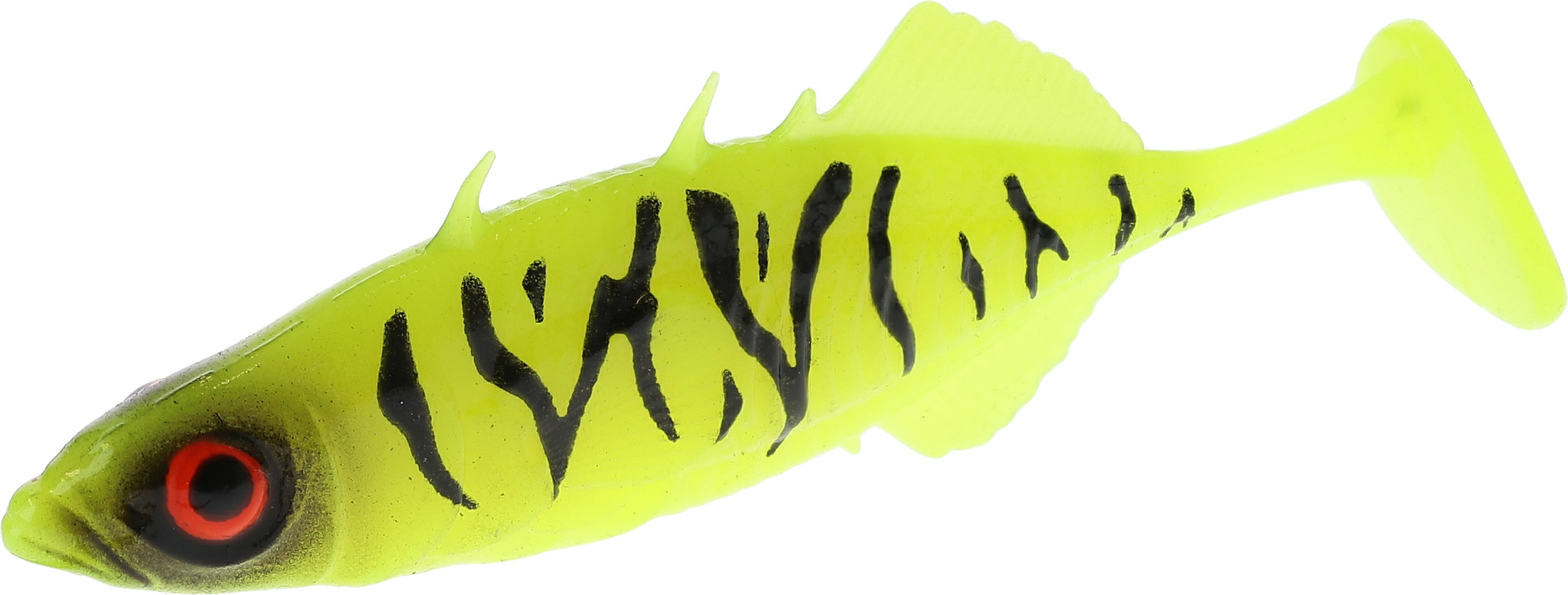LURE - REAL FISH STICKLEBACK 5cm / FLUO TIGER - 5 pcs.
