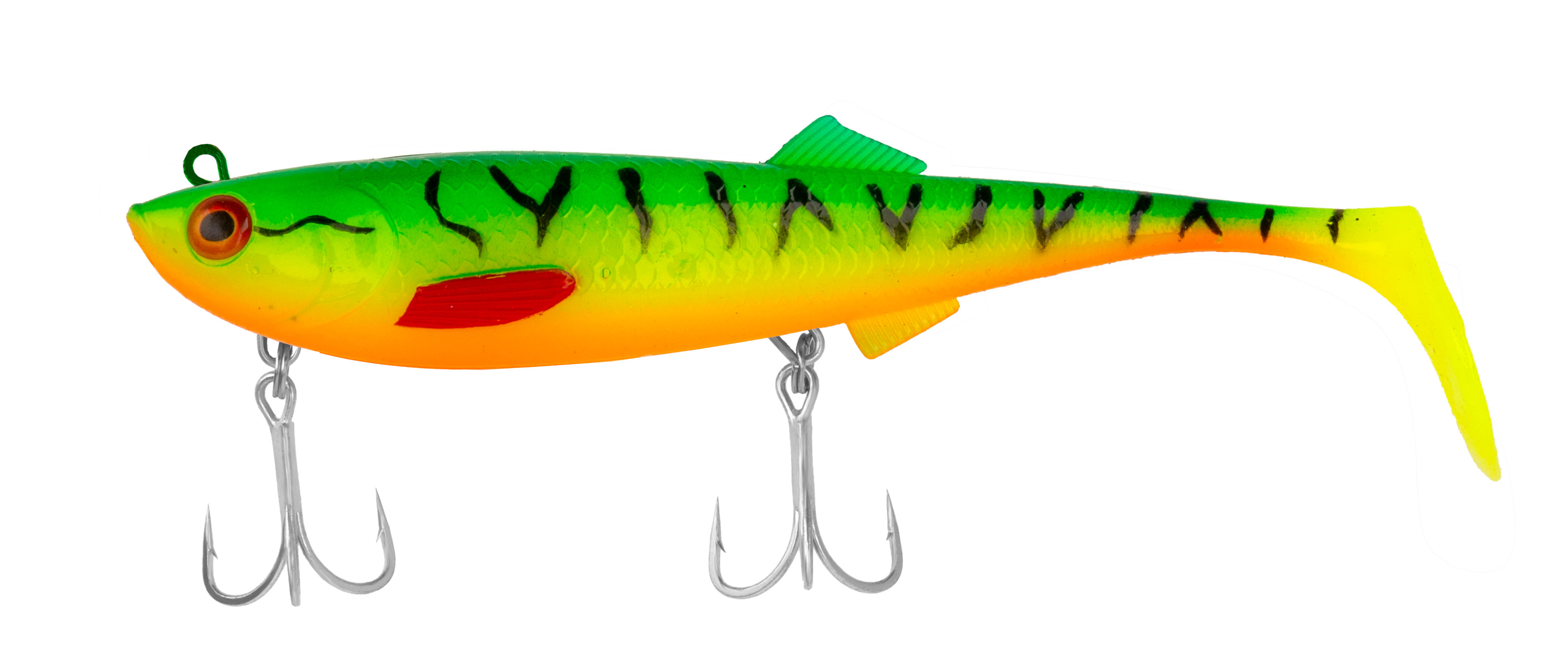 NÁSTRAHA - JAWS RRS 18cm/85g/FIRE TIGER - 1 ks.