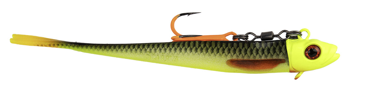 LURE - SAIRA WITH JIG VERTICAL 17cm/30g/LIMITED FLUO - 2 pcs.
