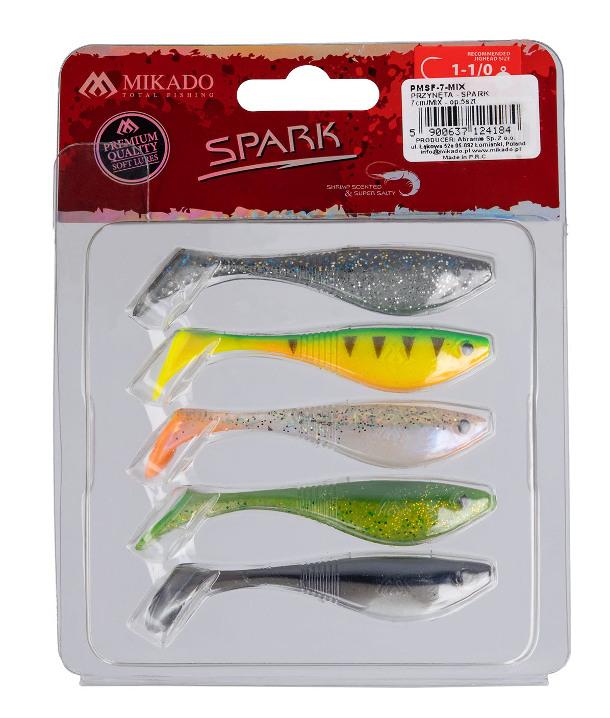 LURE - SPARK 7cm/MIX - 5 pcs.