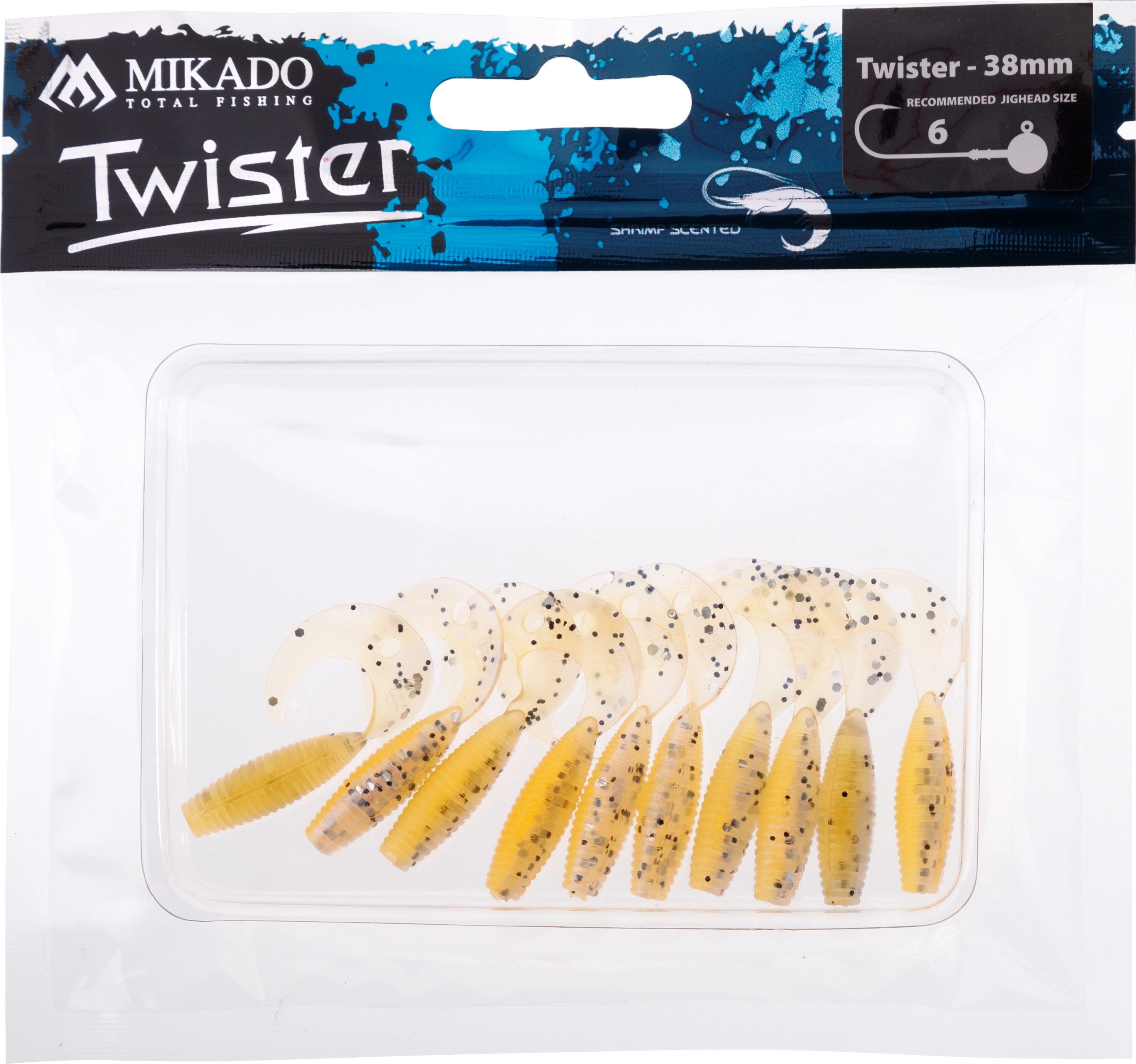 LURE - TWISTER 38mm/ SALTY CARMEL - 10 pcs.