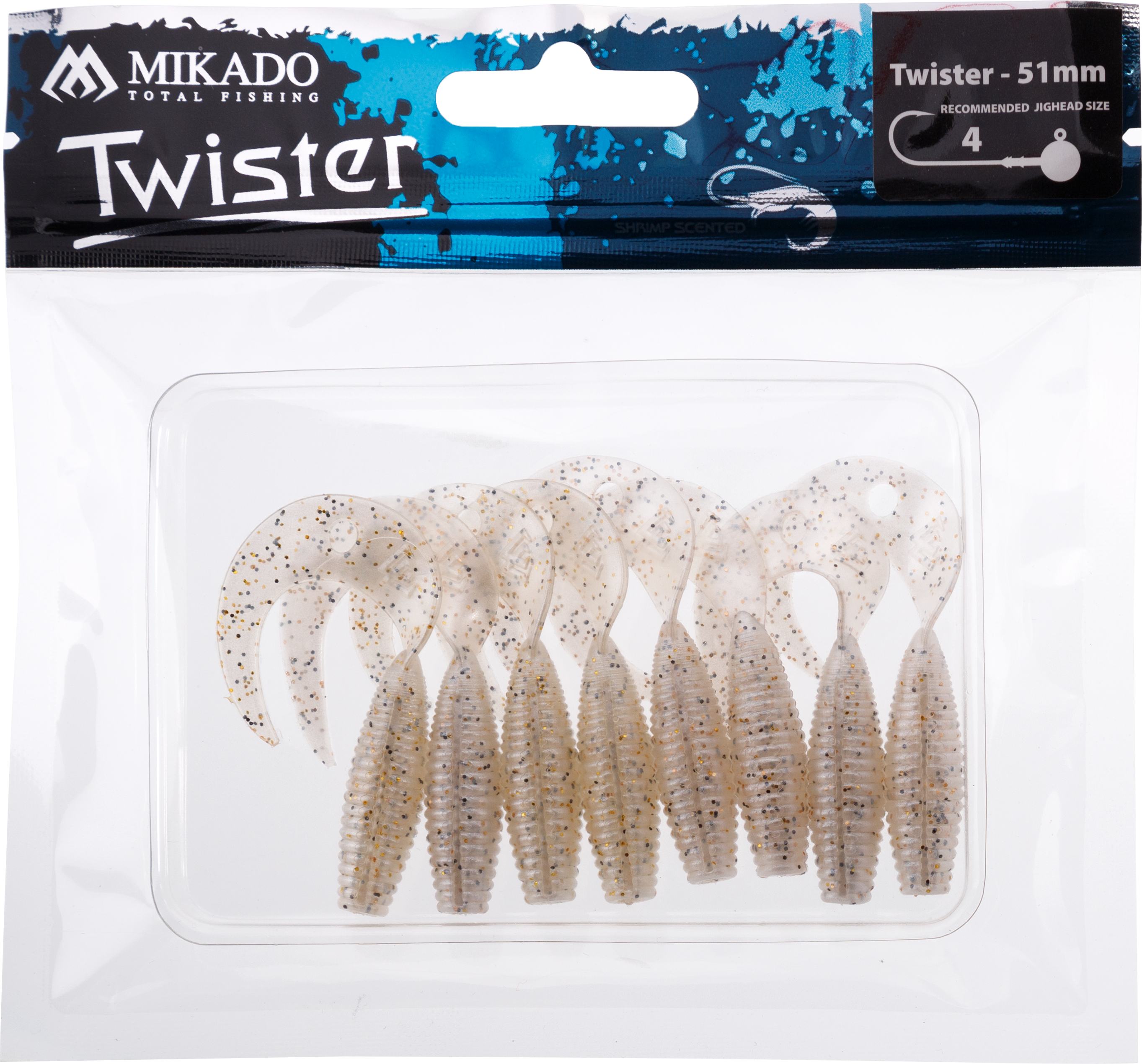 LURE - TWISTER 51mm/ PEPPER PEARL - 8 pcs.