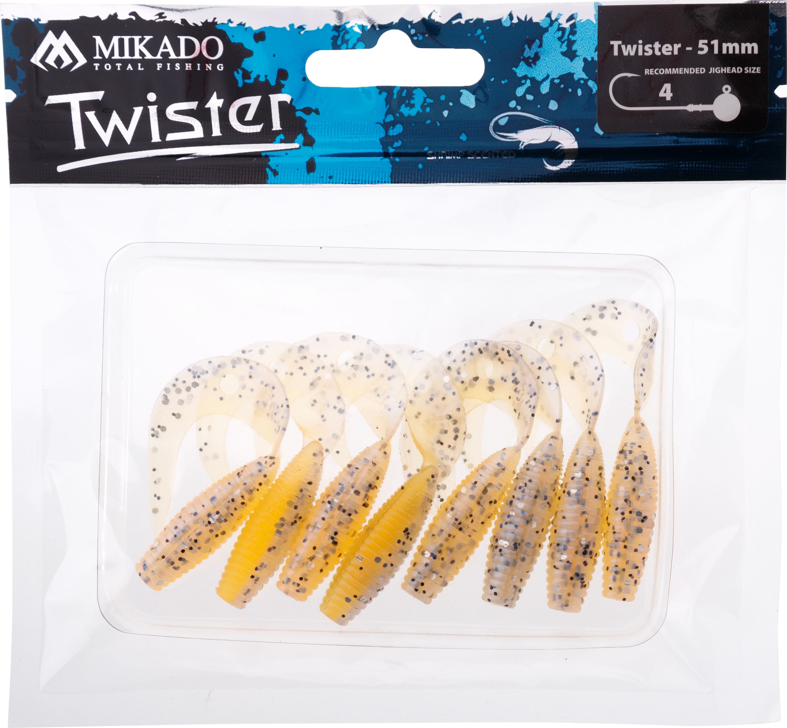 LURE - TWISTER 51mm/ SALTY CARMEL - 8 pcs.